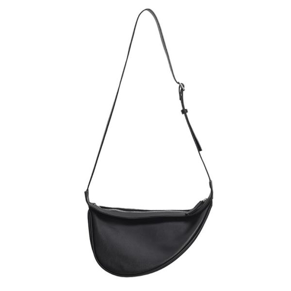 Half Moon Leather Chest Bag